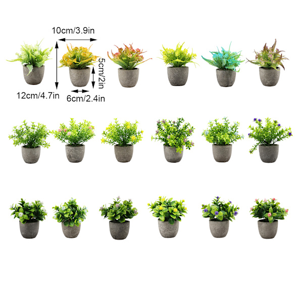 1/2/3 Plast Realistic Artificiell Suckulent Lågt underhåll newpurpl babysbreath 1Set