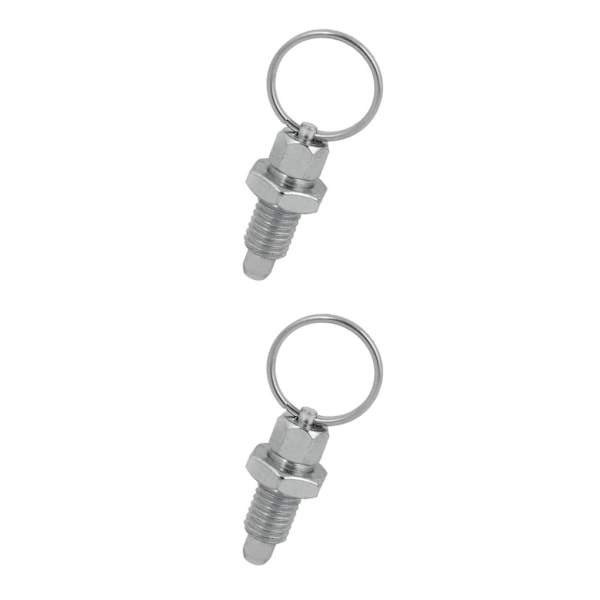 1/2/3/5 Heavy-Duty indexkolv med användarvänlig ringdragning M16-8 Stainless Steel 2PCS