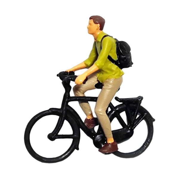 1/2/3/5 Realistisk 1/87 Skala cyklistfigurer Små människor för Boy Height: 2.8cm 1Set
