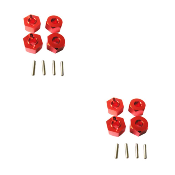 1/2/3/5 4MM hjulfäste för 1/14 LC larvband Hög precision 4MM red 2Set