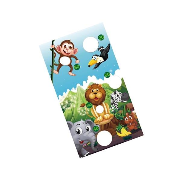 1/2/3 Återanvändbara speluppsättningar Banner Friends Interaction Toss Game Style A 1Set
