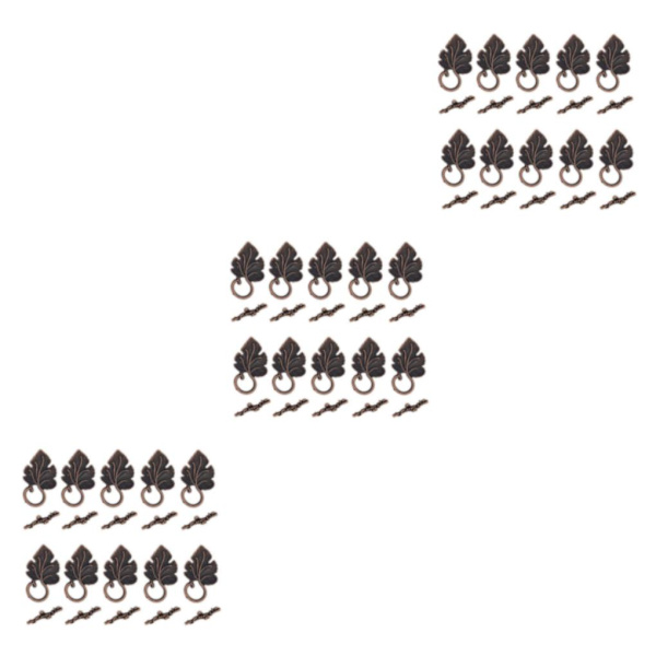 1/2/3 10 set Leaf OT Toggle Clasps Smycken Clasp Connectors Platinum 3Set