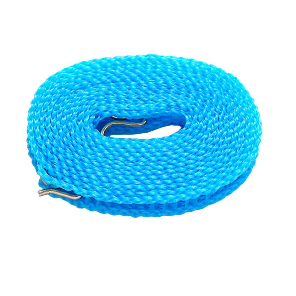 2/3/5 Klädstreck Stretchig bärbar tvättsnöre för trädgård blue 500cm 5Set