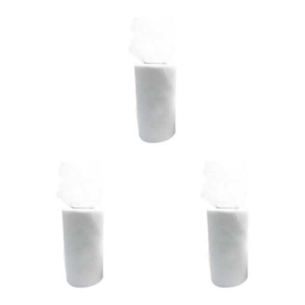 1/2/3/5 White Roll handled Tyll Coil Hållbar och pålitlig bröllop white 3Set