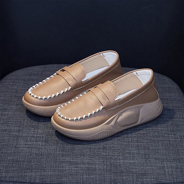 Casual Damskor Bekväma För Slip On Mjuk för Inomhus Khaki Size 39