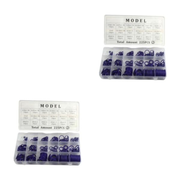 1/2/3/5 Universal Fit gummi O- set - Tätningshållfast 225pcs purple 2PCS
