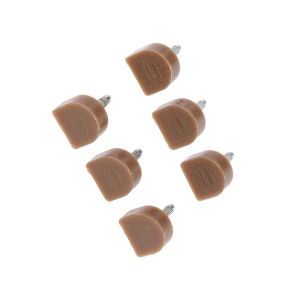 1/2/3/5 3 par Snygga högklackade tips Taps Skoreparation Apricot 14x14mm 1Set