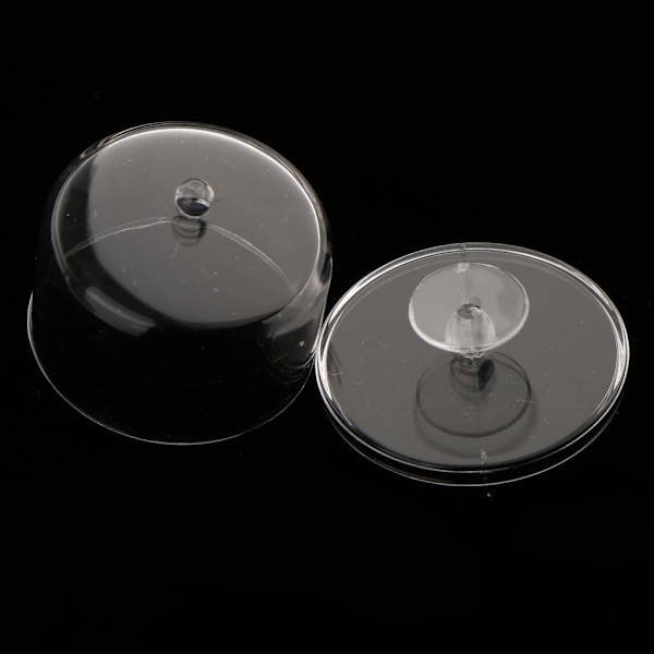 1/2/3/5 miniatyr 1/12 skala efterrättssnackburk med halvrund Clear 12th Type B 5Set