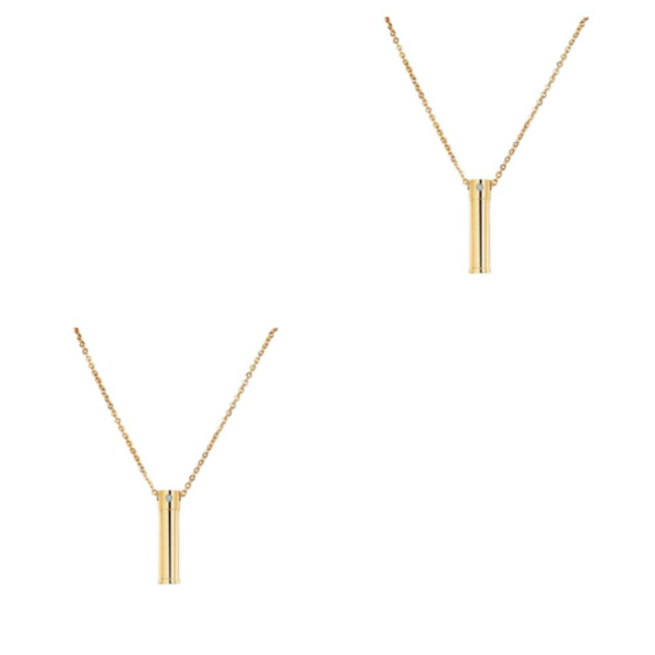 1/2/3 Urn Halsband Keepsake Bar Cylinder för fester Gold 1.50x0.35 Inch 2Set