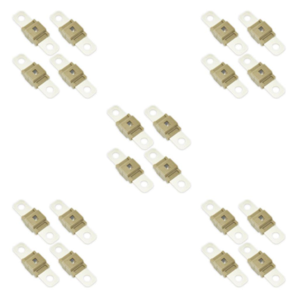 1/2/3/5 4 stycken plastisolator för högströmssäkring bred Mud yellow60A 8*4CM,4pcs 5PCS