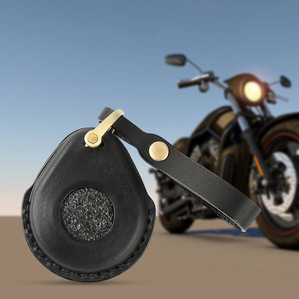 1/2/3/5 cover PU-läder Söt passform för motorcykelpojkvän Black 1Set