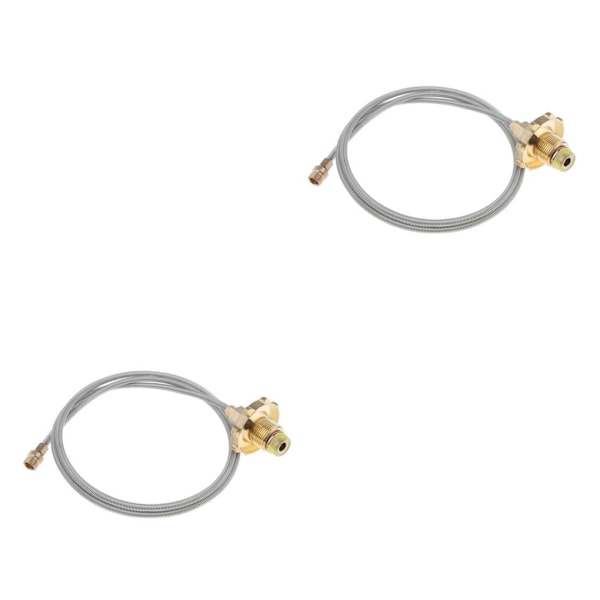 1/2/3/5 lättviktsventil påfyllningsadapter med mätare DIN-ventil Type 2 2PCS