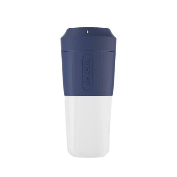 1/3 400ml Bärbar Mini Juicer USB Uppladdningsbar Blender Mixer Blue 9x20cm 1Set