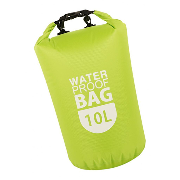 Vattentät Dry Bag Sack Pack för forsränning Kanotdykning Simma Green 10L