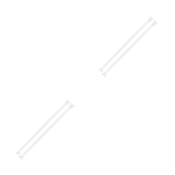 2/3/5 Dam Non-För slip BH-remmar Justerbar ersättning White 2Set