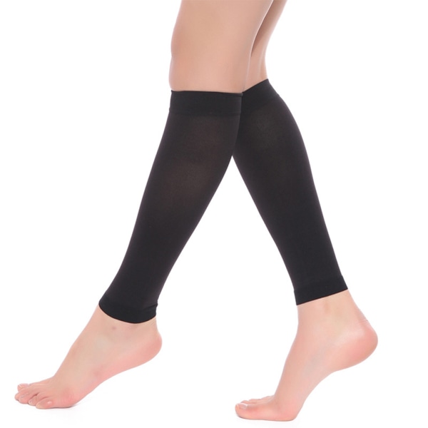 1/2/3/5 Dam S Calf Compression Strumpor Bekväma och black S 1Set