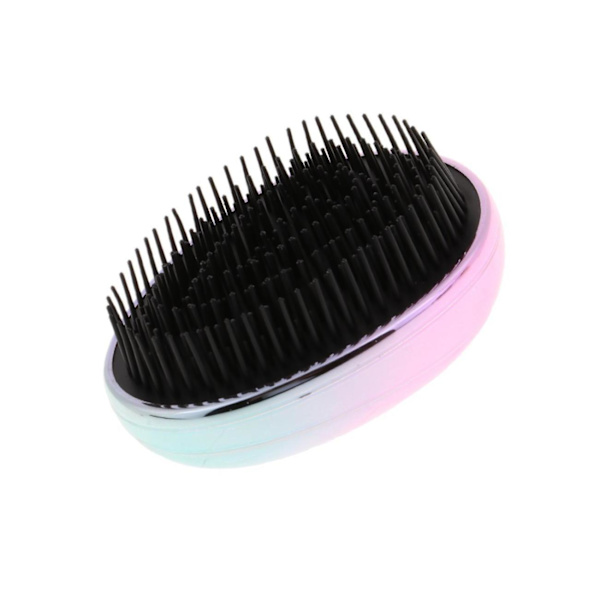 1/2/3/5 Portable Pocket Detangle Hair Brush Kam för kvinnor Multicolour 9 x 4.5cm 2Set