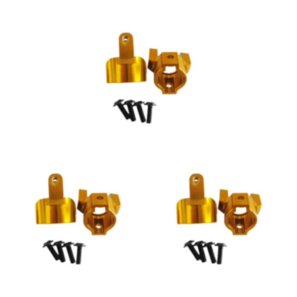 1/2/3/5 aluminium C-nav för AXIAL SCX10 högprecisionsaluminium yellow 3Set