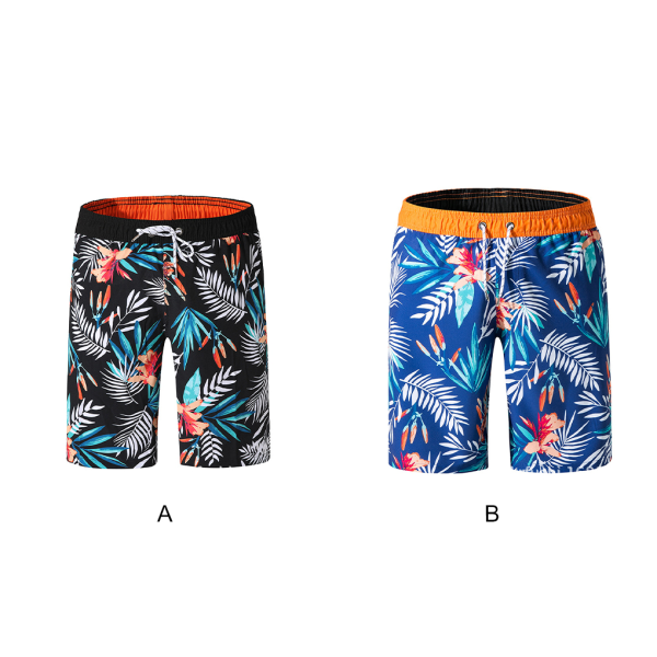 Beach Shorts Pojkar Sommar Shorts Byxor Casual Style Byxa Blue XXXL