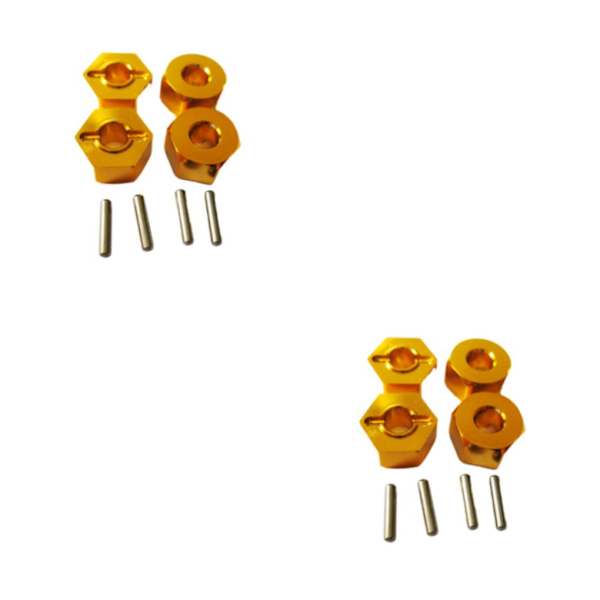 1/2/3/5 4MM hjulfäste för 1/14 LC larvband Hög precision 4MM yellow 2Set