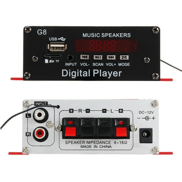 1/2 G8 200W Bluetooth Audio 2 Channel För Förstärkare Hi-Fi 1Set