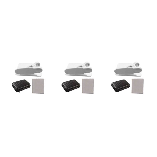 1/2/3/5 Telefon Spegel Reflektion Clip Bred Applicering Lätt att white 3PCS