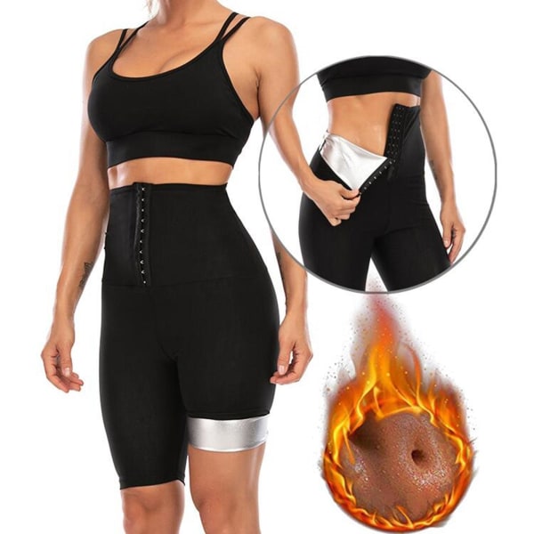 1/2/3 Womens Sweat Sauna Body För Shaper Shorts för Gym XXL/3XL 54-57cm 1 Pc