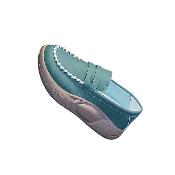 Casual Damskor Bekväma För Slip On Mjuk för Inomhus Green Size 35