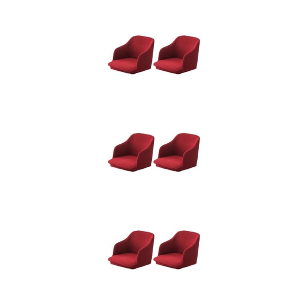 1/2/3/5 2 stycken Fashionabla och eleganta dekorationer för fåtölj wine red 3Set