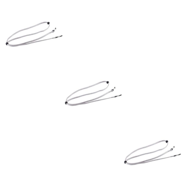 2/3/5 Glasögonrem Non- För Slip Stretchy Universal Rope Grey 26.77 Inch 3Set