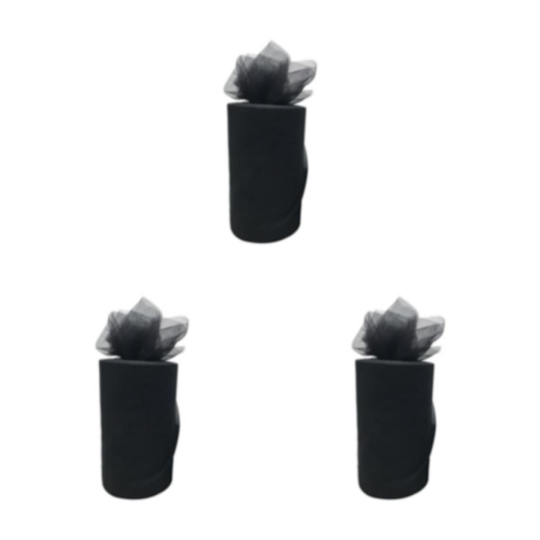 1/2/3/5 White Roll handled Tyll Coil Hållbar och pålitlig bröllop black 3Set