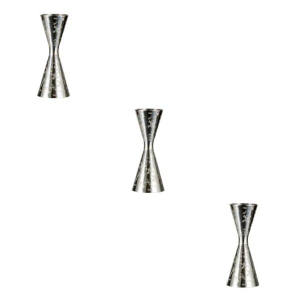 1/2/3/5 Cocktail Jigger Bartender Tool Vinmätkopp Silver 30ml-45ml 3Set