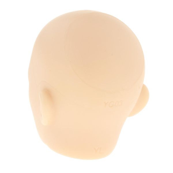 1/2/3 1/6 För BJD Doll Head Sculpt med grå ögon Doll Head DIY 1Set
