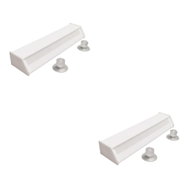 1/2/3/5 Multi hårförlängningshållare Wigsrack vägg White 30.5 x 7.6 x 4.6cm 2Set