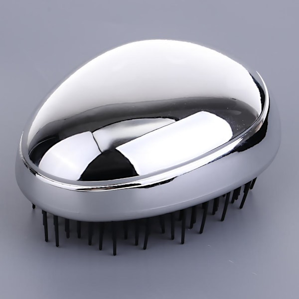 1/2/3/5 Portable Pocket Detangle Hair Brush Kam för kvinnor Silver 9 x 4.5cm 1Set