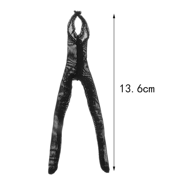 1/2/3 1:12 Jumpsuit Kläder för kvinnor för HT Action Figure Kläder Black 13.6cm 1Set