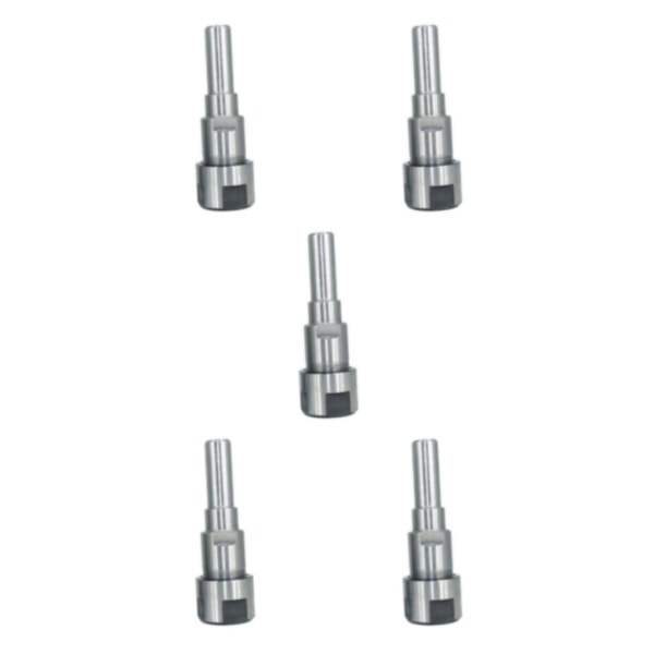 1/2/3/5 Diameter Shank Router Collet Extension För Chuck Hållare Silver 12mm 5Set