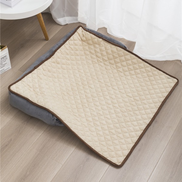 Hushållsvinter Pet Plysch Mat Soffa Soffunderlag Medium Animal Light Grey 90x120cm
