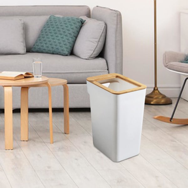 Modern soptunna soptunna sopkorg soptunna hink för White 10L