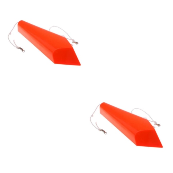 1/2 stänkande flöte Båtfiske Trollingtillbehör Sidohyvel Left 24cm 2Set