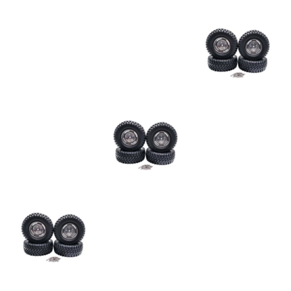 1/2/3/5 4-håls 100MM simuleringsdäck för ECX 1/12 Rc RGT136100 titanium 3Set