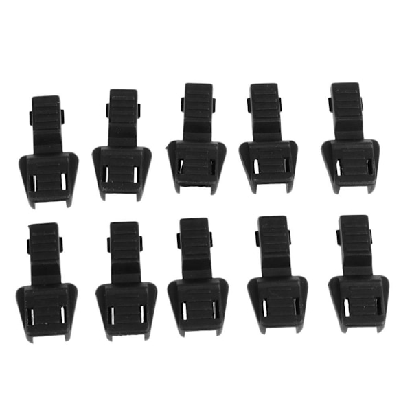 1/2/3/5 10 Styck Plast För Dragkedja Avdragare Ändlås Dragkedja Drag Black 3.5x1.7cm 1Set
