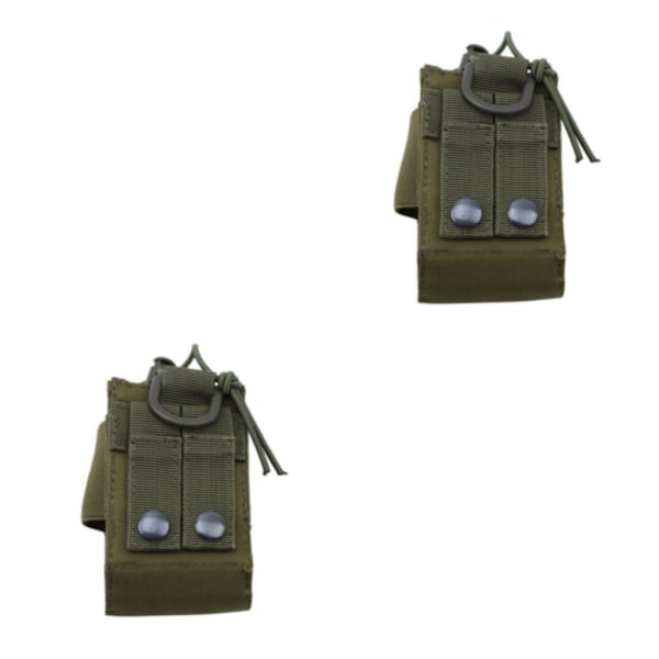 1/2/3/5 Radio Intercom Bag Interphone Magazine Pouch Hunting Green 2PCS