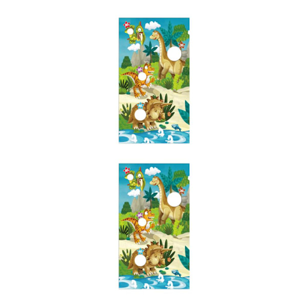 1/2/3 Återanvändbara speluppsättningar Banner Friends Interaction Toss Game Style C 2Set