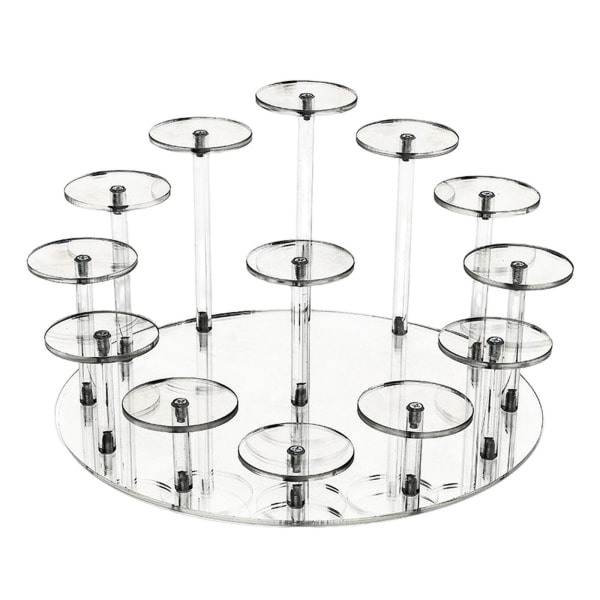 1/2/3 Acrylic Display Stand Organizer Tiered Display Stand för L 1Set