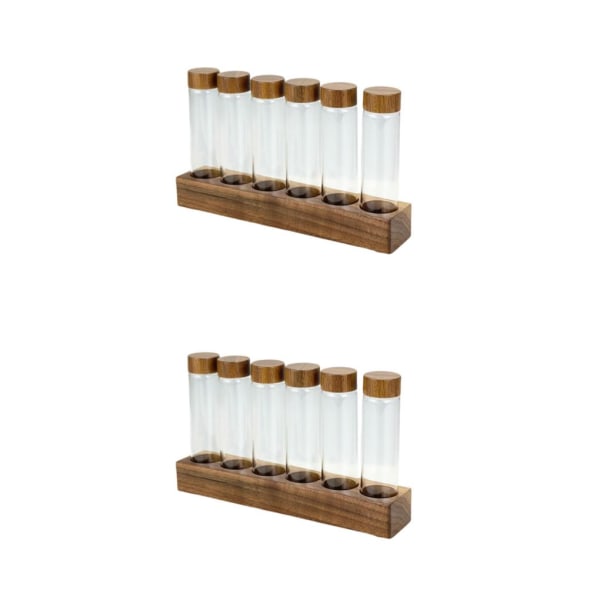 1/2 Kaffebönor Förvaringsbehållare Tom Spannmål Nötförseglad 22g 21.5 x 4.7 x 3cm 2Set