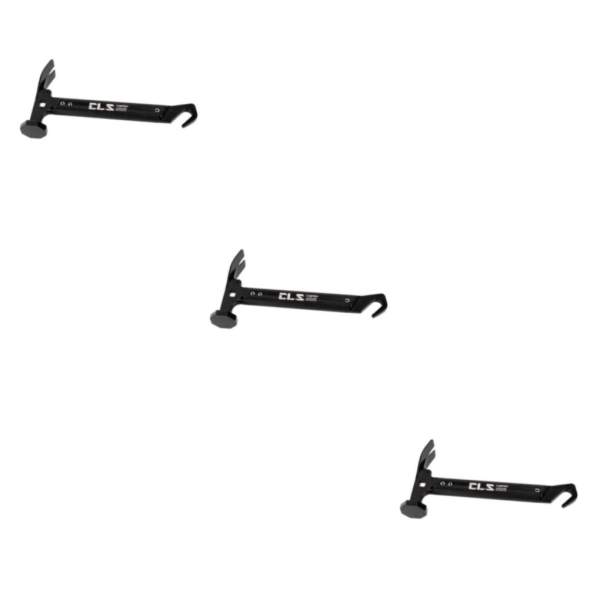 1/2/3/5 bärbar tältpinnedragare i rostfritt stål för Black 3PCS