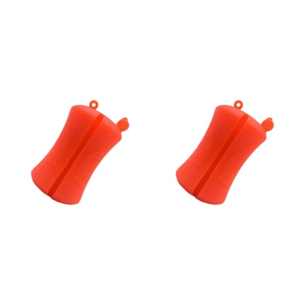 1/2/3/5 Bärbar fiskespö Fast boll Slitstark Slitstark Red 6 x 3.8cm 2Set