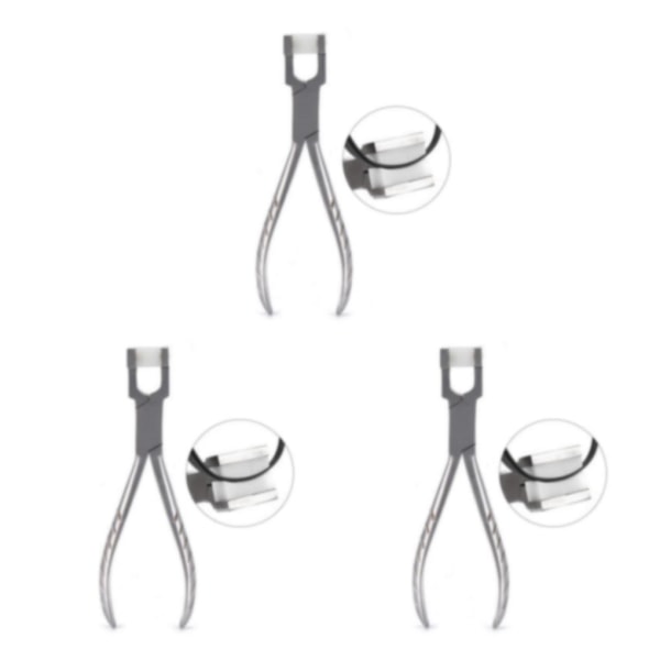 1/2/3/5 Glasögon Båg Tång Multi-Purpose för optiker YG1003 Approx. 15.5x5cm 3Set