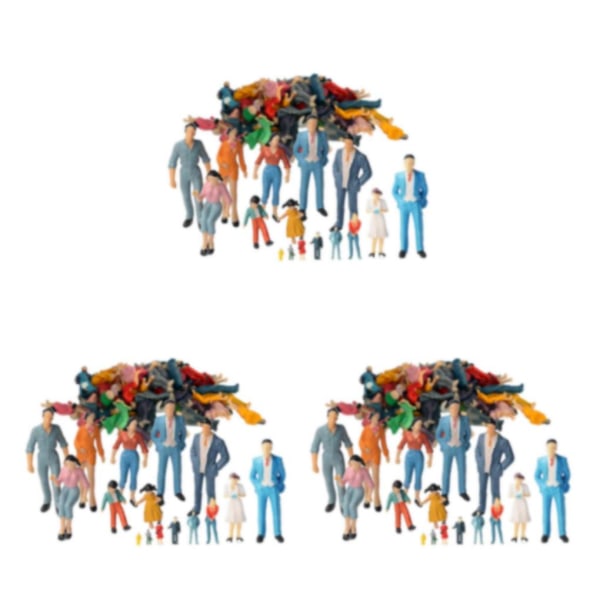 1/2/3/5 Handmålade figurer Diverse poser Sandbord Tiny 100 Pcs 200th 3Set
